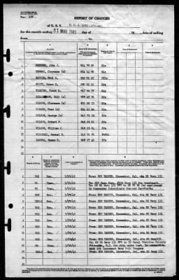 Knox (APA-46) > 1945