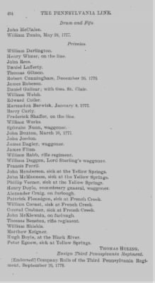 Volume XV > Rolls of Soldiers of the Revolution, Pennsylvania Line, Found in the Department of State, Washington, D. C.