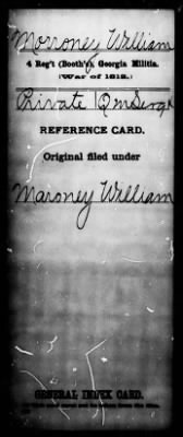 Thumbnail for William > Morroney, William (Pvt)