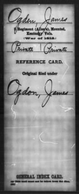 Thumbnail for James > Ogden, James (Pvt)