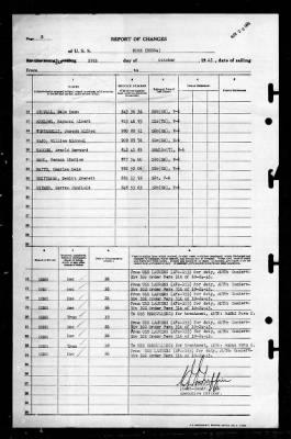 Thumbnail for Rowe (DD-564) > 1945