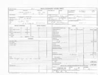 Thumbnail for Charles E. Durning payment worksheet at time of discharge