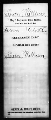 Thumbnail for William > Lynton, William (Pvt)