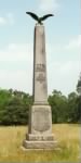 27th Connecticut  Volunteer Infantry Regiment monument at the Wheatfield in Gettysburg