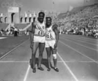 Ralph Metcalfe and Eddie Tolan