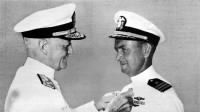 Awarded Silver Star by Admiral Nimitz