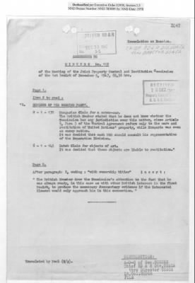 Thumbnail for General Correspondence Files > Joint Property Control And Restitution Commission (1946-1947)