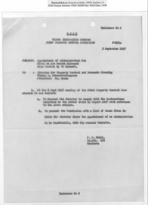 Thumbnail for General Correspondence Files > Joint Property Control And Restitution Commission (1948)