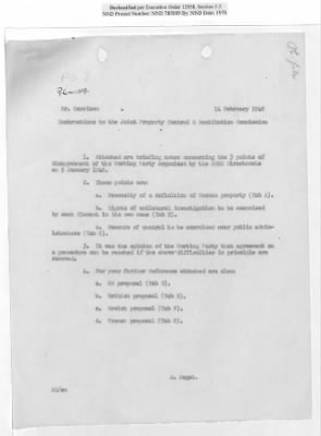 Thumbnail for General Correspondence Files > Joint Property Control And Restitution Commission (1948)