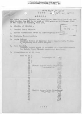 Thumbnail for General Correspondence Files > Joint Property Control And Restitution Commission (1948)