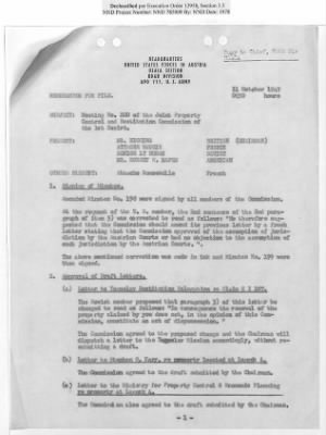 Thumbnail for General Correspondence Files > Joint Property Control And Restitution Commission (1949)