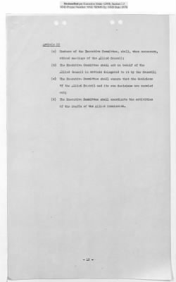 Thumbnail for General Correspondence Files > Joint Property Control And Restitution Commission: Control Agreement And Working Party Reports