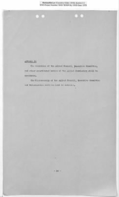 Thumbnail for General Correspondence Files > Joint Property Control And Restitution Commission: Control Agreement And Working Party Reports