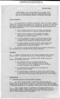 Thumbnail for General Correspondence Files > Joint Property Control And Restitution Commission: Control Agreement And Working Party Reports