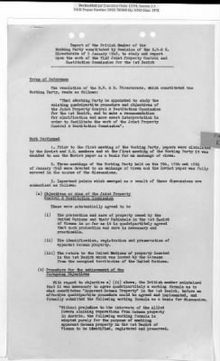 Thumbnail for General Correspondence Files > Joint Property Control And Restitution Commission: Control Agreement And Working Party Reports