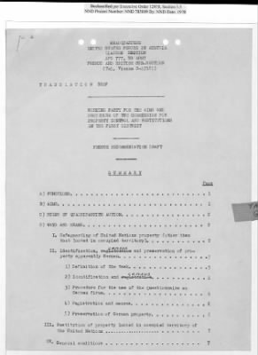 Thumbnail for General Correspondence Files > Joint Property Control And Restitution Commission: Control Agreement And Working Party Reports