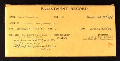 Oswego Armory > Enlistment and Service Records