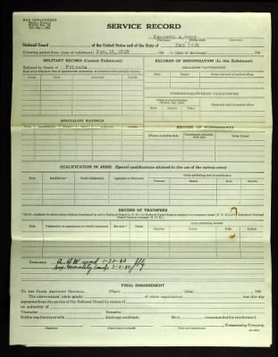 Oswego Armory > Enlistment and Service Records