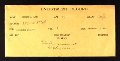 Oswego Armory > Enlistment and Service Records