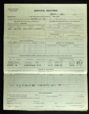 Oswego Armory > Enlistment and Service Records