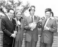 Gov. Frank G. Clement, Walt Disney, Fess Parker and Buddy Ebsen.jpg