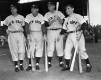 Thumbnail for Joe DiMaggio, Johnny Mize, Cliff Mapes and Yogi Berra.jpeg