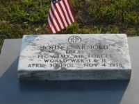 Thumbnail for Arnold, John Clifton - Military Grave Marker.jpg