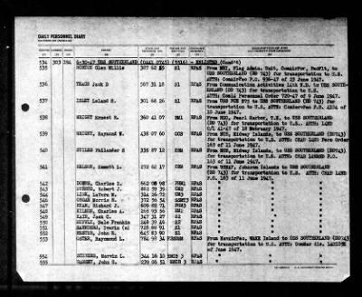 Thumbnail for Southerland (DD-743) > 1947