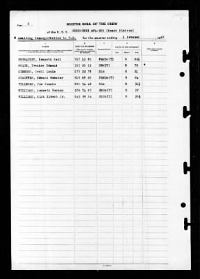 Thumbnail for Sherburne (APA-205) > 1945