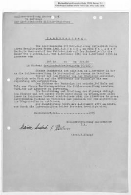 Claims and Restitution Reports on Property Administered by the Military Government in Salzburg > S3 1008 Ta Hermann Göring (Schloss Mauterndorf) (N D; 1945-1946)