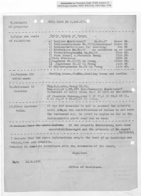 Claims and Restitution Reports on Property Administered by the Military Government in Salzburg > S3 1008 Ta Hermann Göring (Schloss Mauterndorf) (N D; 1945-1946)