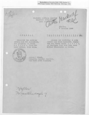 Thumbnail for Claims and Restitution Reports on Property Administered by the Military Government in Salzburg > S3 1008 Ta Hermann Göring (Schloss Mauterndorf) (1947-1948)