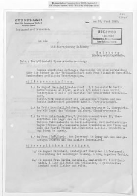 Thumbnail for Claims and Restitution Reports on Property Administered by the Military Government in Salzburg > S3 1008 Ta Hermann Göring (Schloss Mauterndorf) (1947-1948)