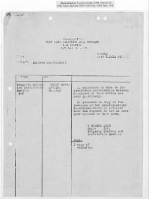 Thumbnail for Claims and Restitution Reports on Property Administered by the Military Government in Salzburg > S3 1008 Ta Hermann Göring (Schloss Mauterndorf) (1947-1948)