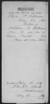 Company B > Williams, William B (WC129372)