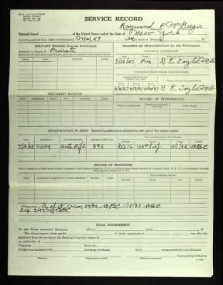 Hornell Armory > Service Records (3)