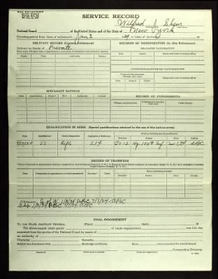 Thumbnail for Hornell Armory > Service Records (3)