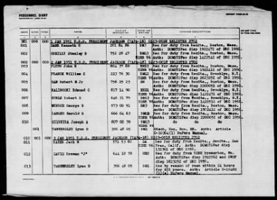 PRESIDENT JACKSON (AP-37 / APA-18) > 1952