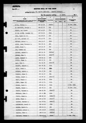 St Mary's (APA-126) > 1945