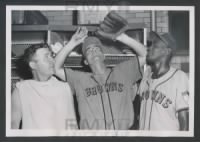 Thumbnail for 1951 Satchel Paige (St. Louis Browns) image with Cliff Mapes and Zack Taylor.jpeg