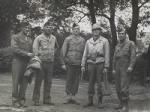Walker Hancock, Lamont Moore, George Stout and two unidentified soldiers in Marburg, Germany, June 1945.jpg