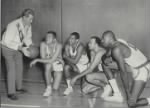 Thumbnail for Frank McGuire with Philadelphia Stars, left to right, Tom Gola, Guy Rodgers, Paul Arizin, and Wilt Chamberlain, 1962..jpg