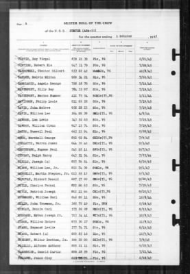 Sumter (APA-52) > 1945