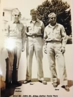 448 Milton Slafkes, me, DOC and Dave,1944.Na-B