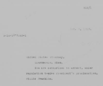 Old German Files, 1909-21 > Willis Fronkling (#241909)