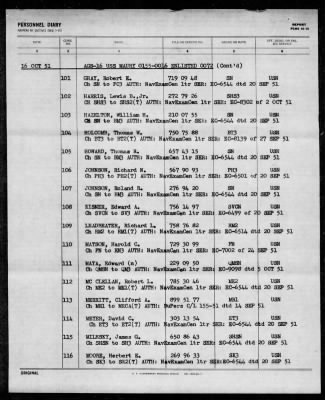 MAURY (AGS-16) > 1952