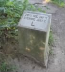 left flank marker next to the trail up Big Round Top.jpg