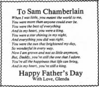 Thumbnail for Sam Chamberlain 1982 Poem by Glenda.JPG