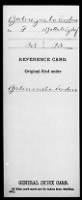 US, Civil War Service Index - Union - Arizona, 1861-1865 record example