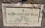 Thumbnail for Ricks, Hugh Clifford - Military Grave Marker.jpg